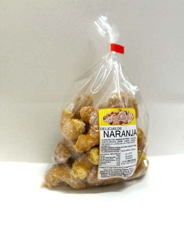 DELICIAS Rosquete de naranja bolsa de 500 grs.