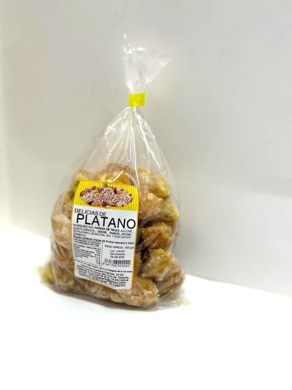 DELICIAS Rosquete de plátano bolsa de 500 grs.