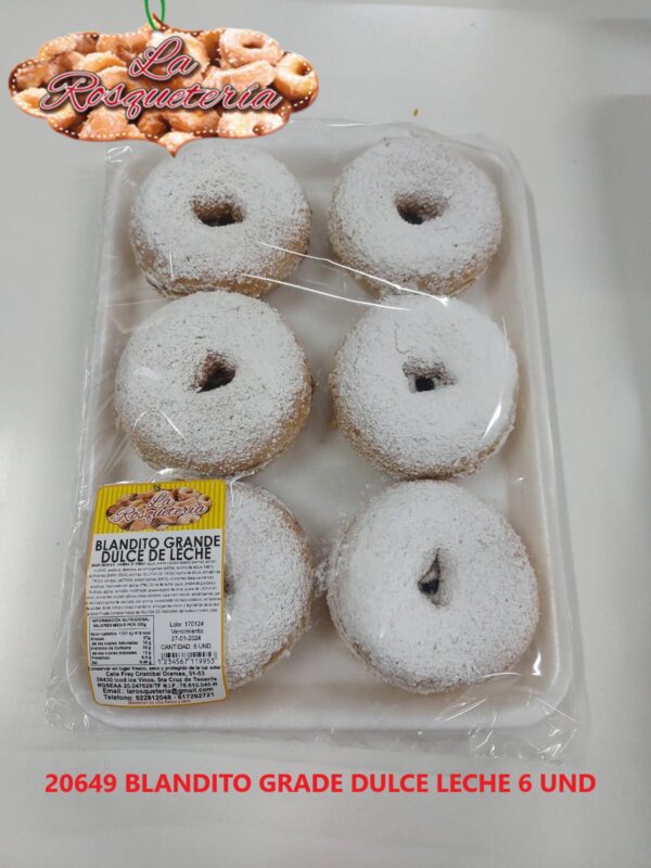 Blandito Grande Dulce de Leche caja 6 und.