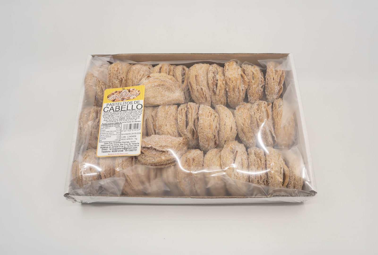 Pastelitos Cabello Caja 1 kg. (20174)