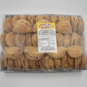 Pastelitos Cabello Sin Cobertura de Azucar Caja 1,5 Kg. (20194)