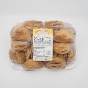 Pastelitos Cabello Sin Cobertura de Azúcar Bandeja 500 grs. (20735)